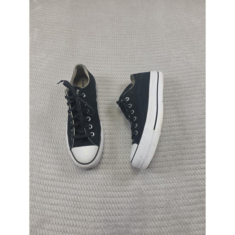 Converse Shoes Womens Size 9 Platform Low Top Chuck Taylor Black